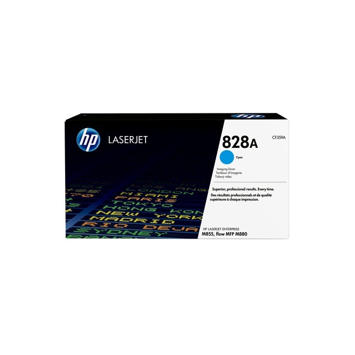HP 828A - Ciano - originale - kit tamburo - per Color LaserJet Enterprise MFP M775, LaserJet Enterprise Flow MFP M830, MFP M880