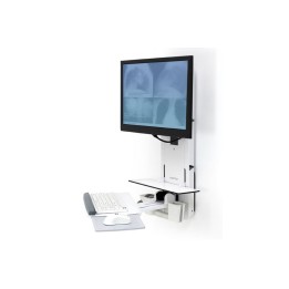 Ergotron StyleView Vertical Lift, Patient Room - Monitor/kit di montaggio della tastiera (verticale) - posizione seduta-in pied
