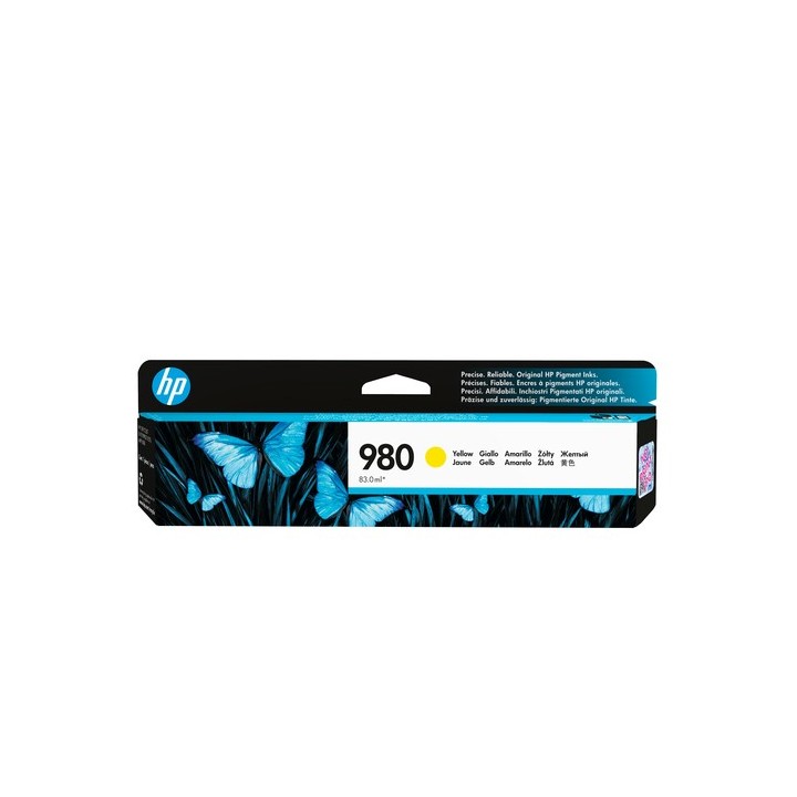 HP 980 - 86.5 ml - giallo - originale - cartuccia d'inchiostro - per Officejet Enterprise Color MFP X585, Officejet Enterprise 