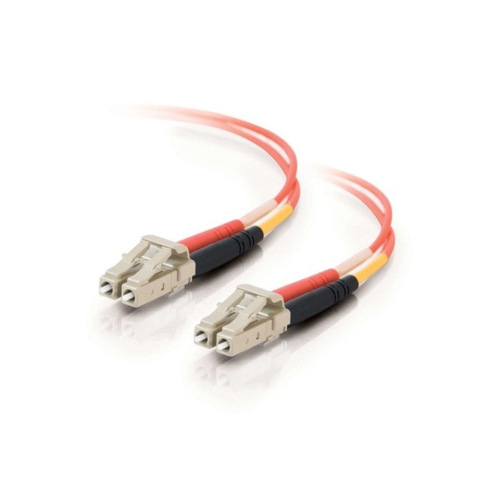 C2G LC-LC 50/125 OM2 Duplex Multimode PVC Fiber Optic Cable (LSZH) - Cavo di rete - LC multi-mode (M) a LC multi-mode (M) - 20 