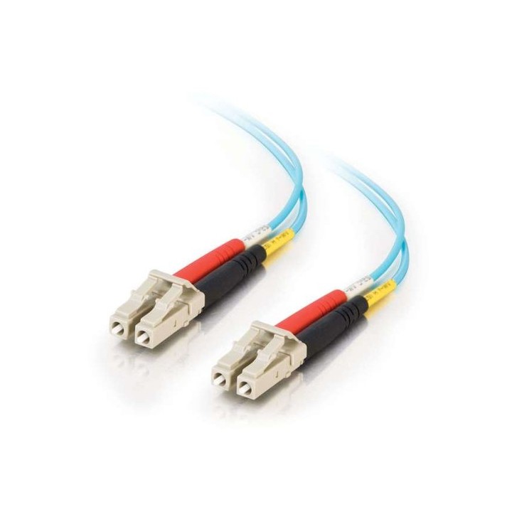C2G LC-LC 10Gb 50/125 OM3 Duplex Multimode PVC Fiber Optic Cable (LSZH) - Cavo di rete - LC multi-mode (M) a LC multi-mode (M) 