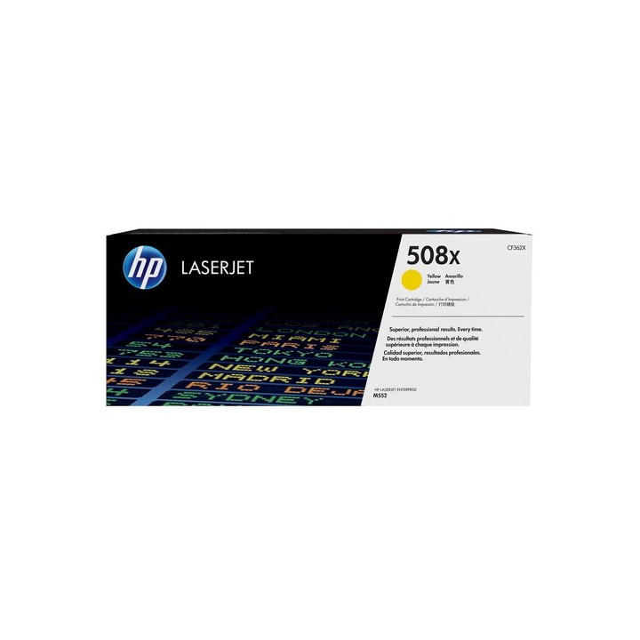 HP 508X - Alta resa - giallo - originale - LaserJet - cartuccia toner (CF362X) - per Color LaserJet Enterprise MFP M577, LaserJ