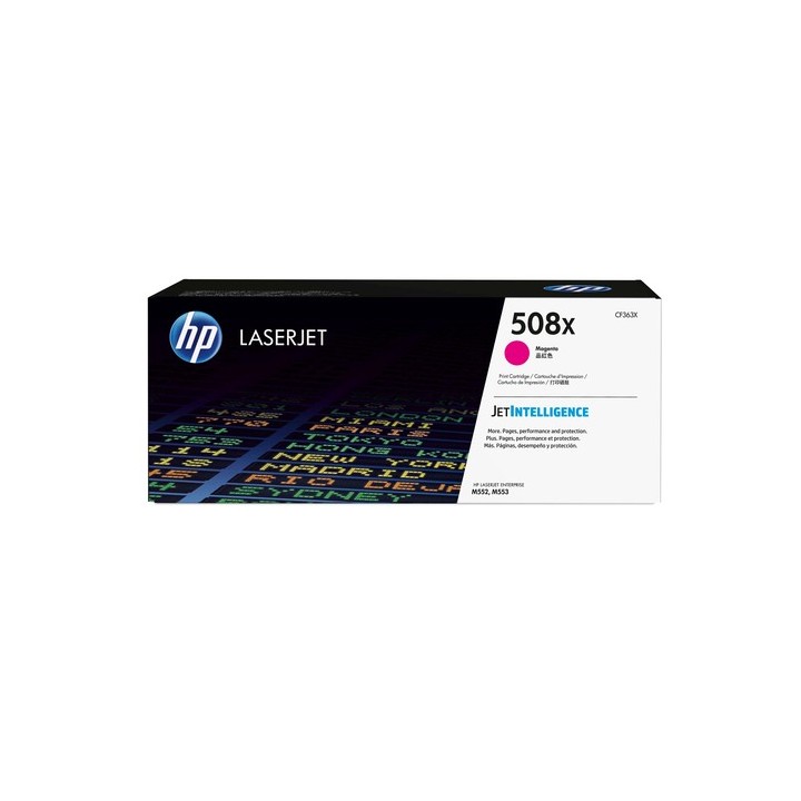 HP 508X - Alta resa - magenta - originale - LaserJet - cartuccia toner (CF363X) - per Color LaserJet Enterprise MFP M577, Laser