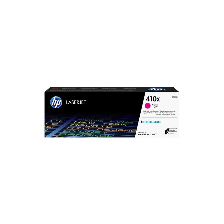 HP 410X - Alta resa - magenta - originale - LaserJet - cartuccia toner (CF413X) - per Color LaserJet Pro M452, MFP M377, MFP M4