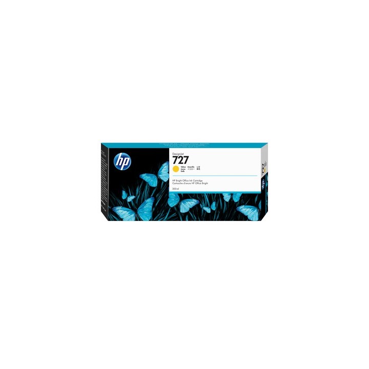 HP 727 - 300 ml - alta capacità - giallo - originale - DesignJet - cartuccia d'inchiostro - per DesignJet T1500, T1530, T2500, 
