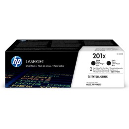 HP 201X - Confezione da 2 - Alta resa - nero - originale - LaserJet - cartuccia toner (CF400XD) - per Color LaserJet Pro M252dn