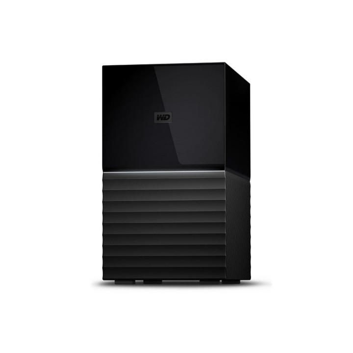 WD My Book Duo WDBFBE0160JBK - Array unità disco rigido - 16 TB - 2 alloggiamenti - HDD 8 TB x 2 - USB 3.1 (esterna)