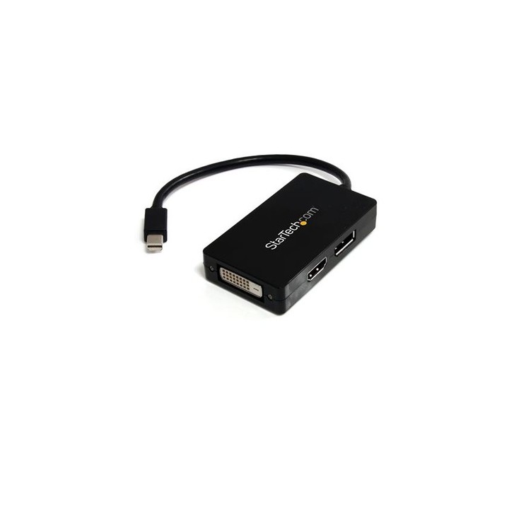 Startech Adattatore Mini DisplayPort a DisplayPort/DVI/HDMI - Convertitore mDP 3 in 1 - Adattatore video - Mini DisplayPort mas