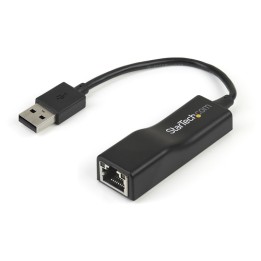 StarTech.com Adattatore USB 2.0 a Ethernet - Scheda di rete LAN Esterna USB2.0 a (RJ45) Ethernet 10/100 Mbps - Convertitore USB