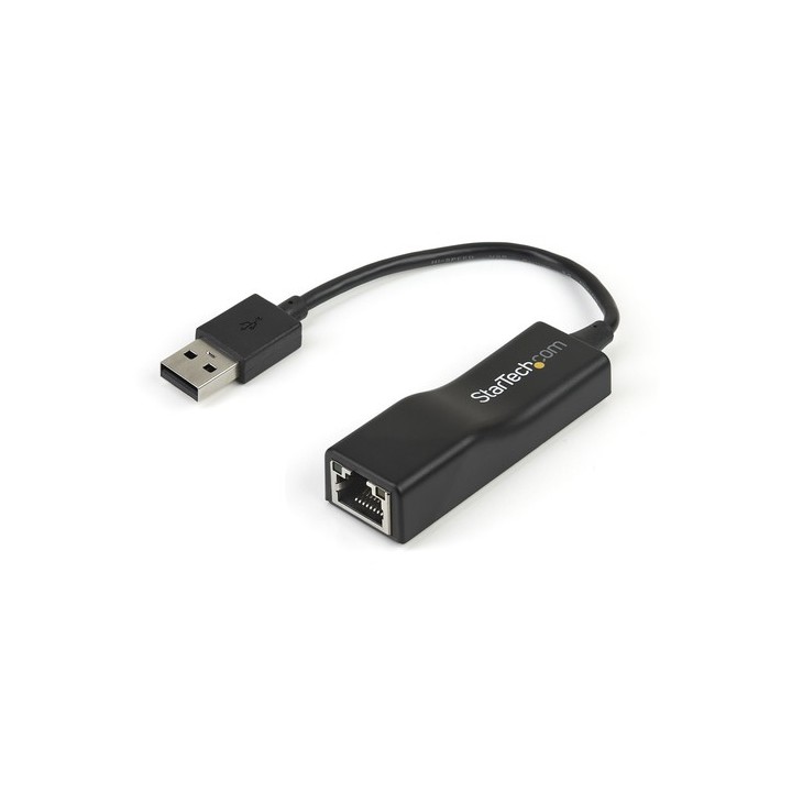 StarTech.com Adattatore USB 2.0 a Ethernet - Scheda di rete LAN Esterna USB2.0 a (RJ45) Ethernet 10/100 Mbps - Convertitore USB