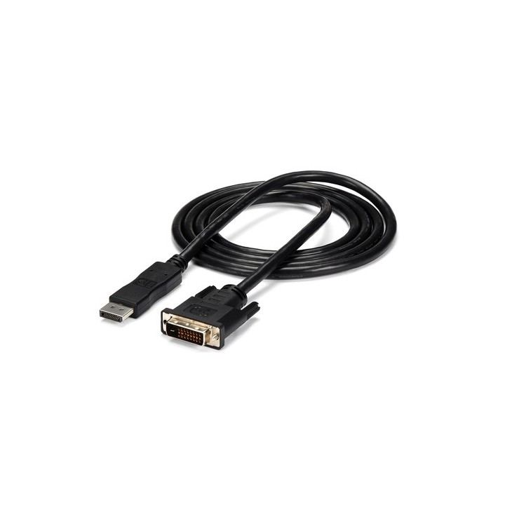 StarTech.com Cavo adattatore DisplayPort a DVI da 1,8 m - 1920x1200 - M/M -Convertitore da DP a DVI Nero (DP2DVIMM6) - Cavo Dis