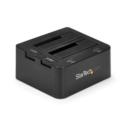 StarTech.com Docking Station per Hard Disk 2 Slot, USB 3.0/SATA 2.5-3.5" - Storage controller - 2.5", 3.5" - SATA 6Gb/s - USB 3