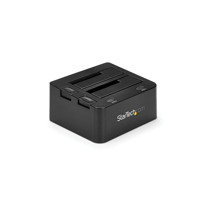StarTech.com Docking Station per Hard Disk 2 Slot, USB 3.0/SATA 2.5-3.5" - Storage controller - 2.5", 3.5" - SATA 6Gb/s - USB 3