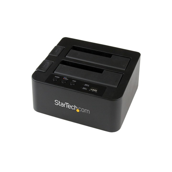 StarTech.com Docking Station per Hard Disk a 2 Slot - Clone Standalone - Storage controller - 2.5", 3.5" - SATA 6Gb/s - USB 3.0