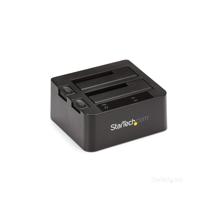 StarTech.com Docking Station per Hard Disk 2 Slot, USB 3.1/SATA 2.5-3.5" - Storage controller - 2.5", 3.5" - USB 3.1 (Gen 2) - 