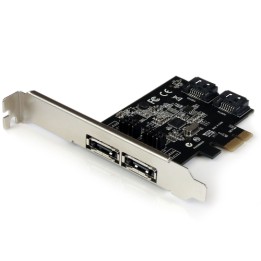StarTech.com Scheda controller PCI Express SATA 6 Gbps eSATA 2 porte - Storage controller - 2 Canale - SATA 6Gb/s / eSATA 6Gb/s