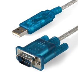 StarTech.com Cavo adattatore seriale USB a RS-232 DB9 90 cm - M/M - Convertitore da USBB a DB9 (9-pin) - Prolific PL-2303 (ICUS