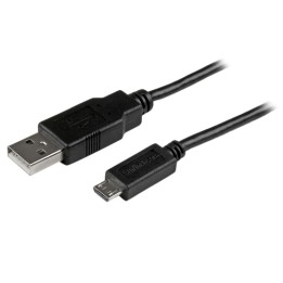 StarTech.com Cavo di sincronizzazione e di ricarica USB a Micro USB slim per Smartphone e Tablet Android - A a Micro B slim da 