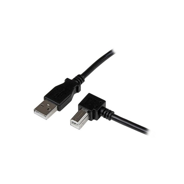 StarTech.com Cavo USB 2.0 A a B con angolare destro da 1 m - M/M - Cavo USB - USB Tipo B (M) a USB (M) - USB 2.0 - 1 m - connet