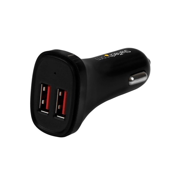 Startech Caricatore da Auto con doppia porta USB - 24W/4.8A - Carica due tablet contemporaneamente - Adattatore alimentazione p