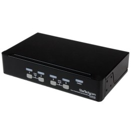 Startech Switch KVM USB 4 porte, montabile a rack 1U, con OSD - Switch KVM - 4 x KVM port(s) - 1 utente locale - desktop - per