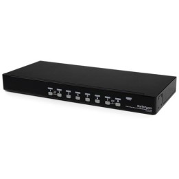 Startech Switch KVM USB 8 porte, montabile a rack 1U, con OSD - Switch KVM - 8 x KVM port(s) - 1 utente locale - desktop - per