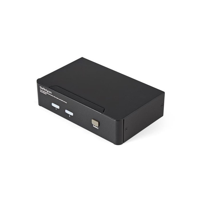 Startech Switch KVM HDMI USB 2 porte, con audio e hub USB 2.0 -1080p (1920 x 1200), Supporto Hotkey (SV231HDMIUA) - Switch KVM