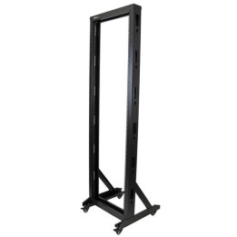 Startech Armadio Server Rack con 2 staffe a Telaio Aperto 42U con ruote orientabili - Rack a telaio aperto - 42U - Compatibile 