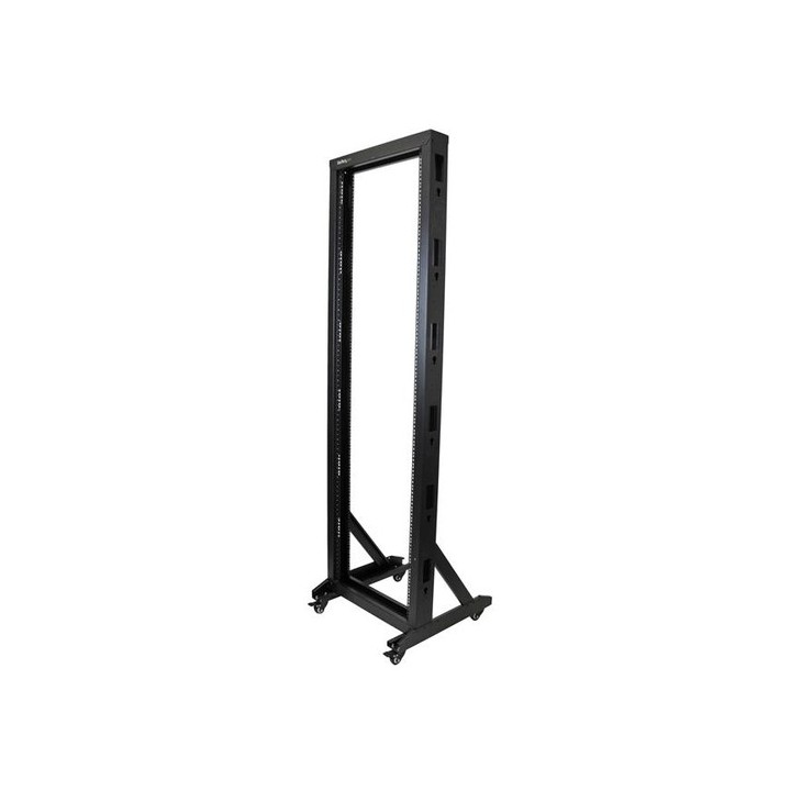 Startech Armadio Server Rack con 2 staffe a Telaio Aperto 42U con ruote orientabili - Rack a telaio aperto - 42U - Compatibile 