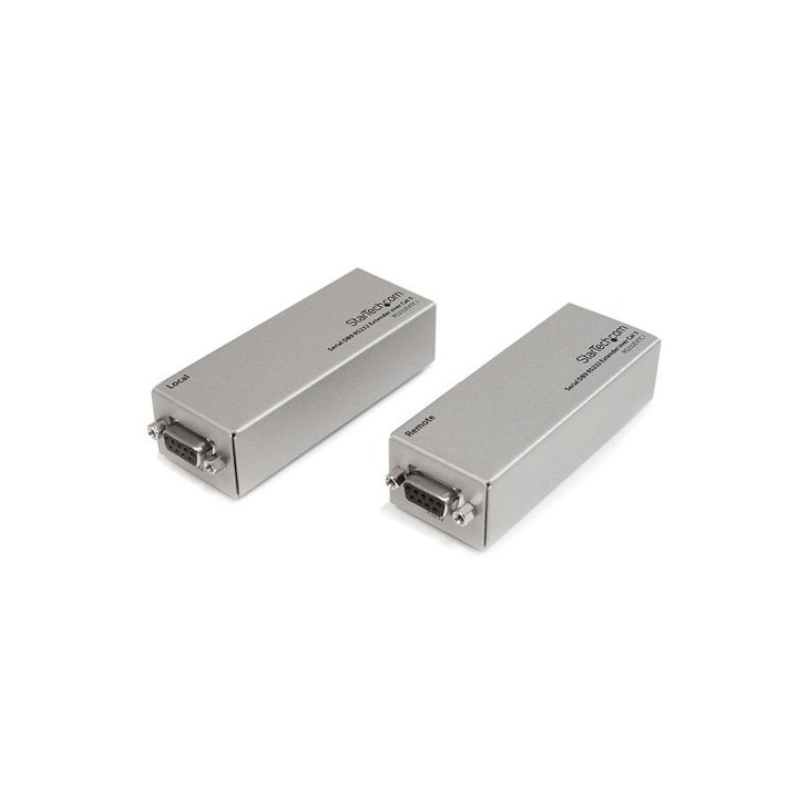 StarTech.com Extender seriale DB9 RS-232 via Cat5 - Fino a 1000 metri - Prolunga per porta seriale - sopra CAT 5 - fino a 1 km