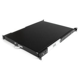 StarTech.com Ripiano scorrevole per armadio server rack 55,8 cm di colore nero - Mensola rack tastiera - nero - per P/N: RK1536