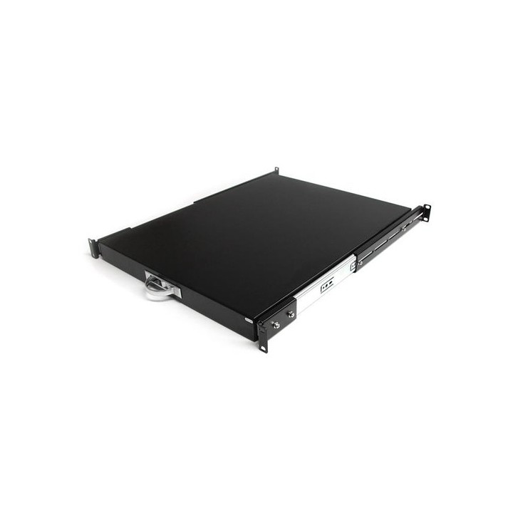 StarTech.com Ripiano scorrevole per armadio server rack 55,8 cm di colore nero - Mensola rack tastiera - nero - per P/N: RK1536