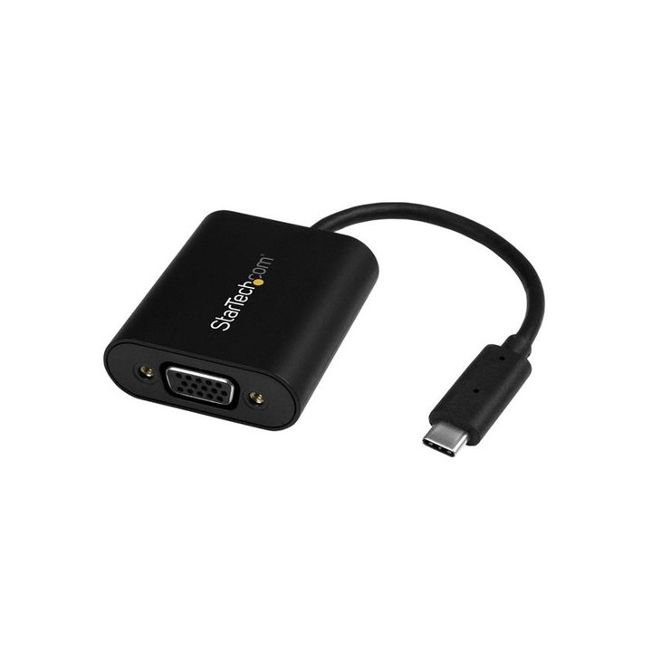 StarTech Adattatore USB-C a VGA con Switch Modalità Presentazione - 1920x1200 - USB Tipo C a VGA - Adattatore video esterno - U