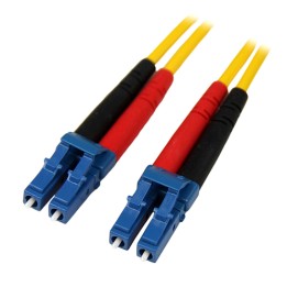 StarTech.com Cavo patch duplex in fibra modalità singola LC/LC 1m - LSZH -  Cavo fibra ottica monomodale LC/LC - OS1 (SMFIBLCLC
