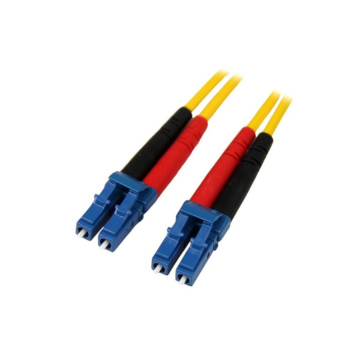 StarTech.com Cavo patch duplex in fibra modalità singola LC/LC 1m - LSZH -  Cavo fibra ottica monomodale LC/LC - OS1 (SMFIBLCLC