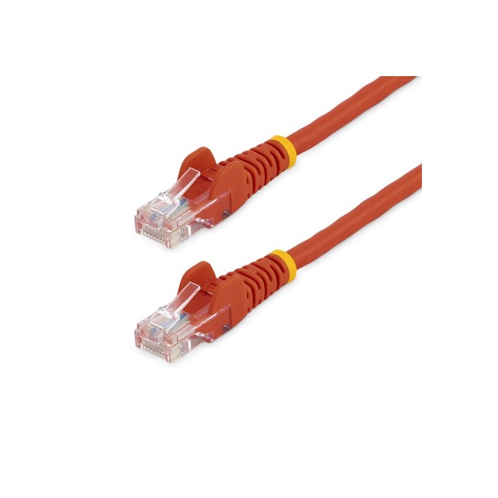 StarTech.com Cavo di rete CAT 5e - Cavo Patch Ethernet RJ45 UTP Rosso da 2m  antigroviglio - Cavo RJ45 M/M Cat 5e (45PAT2MRD) -