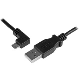 StarTech Cavo di ricarica e sincronizzazione micro USB da 1 m - USB-A a Micro B ad angolo sinistro - M/M - 0,25mm² - Cavo USB -