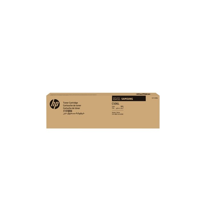 HP CLT-C506L - Alta resa - ciano - originale - cartuccia toner (SU038A) - per Samsung CLP-680DW, CLP-680ND, CLX-6260FD, CLX-626