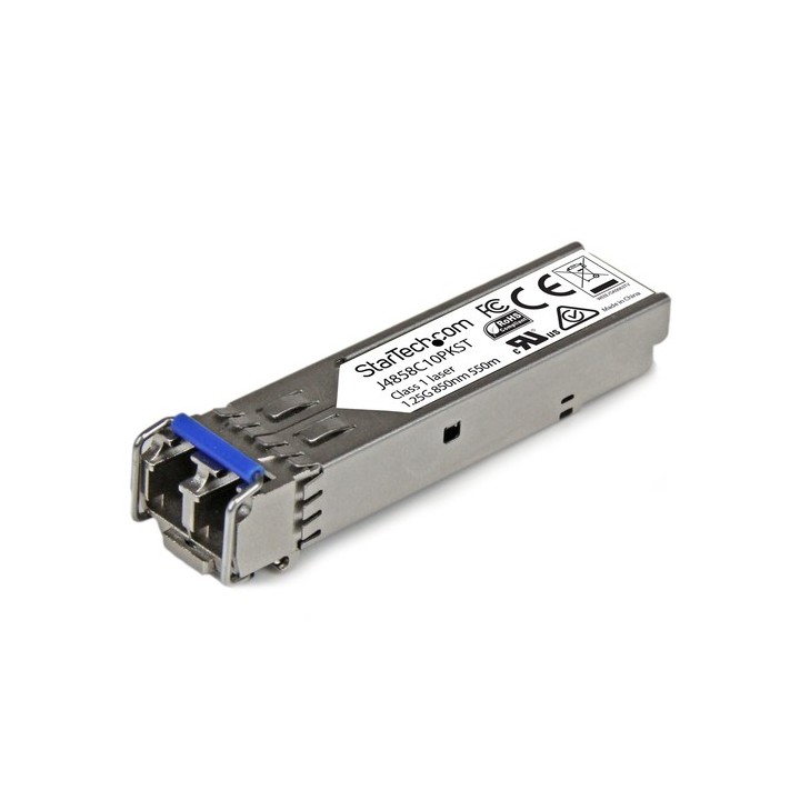 Startech Modulo Ricetrasmettitore Transceiver SFP in fibra - Compatabile HP J4859C - SM/MM LC con DDM - 10km /550m - Confezione