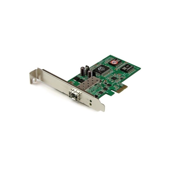 StarTech.com Scheda di Rete Ethernet PCI express a Fibra Ottica SFP - Adattatore PCIe NIC Gigabit Ethernet con adattatore SFP -