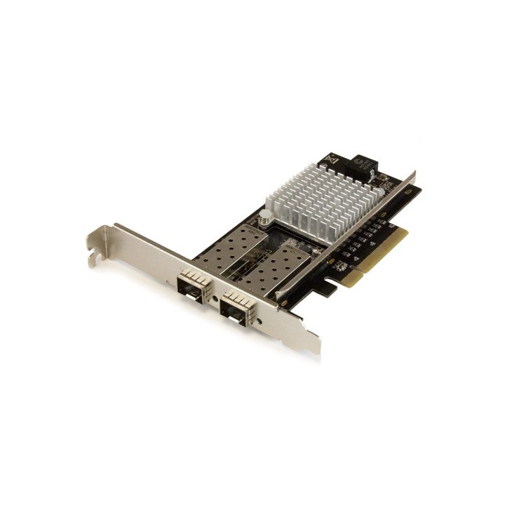 Startech Scheda di rete PCI Express in Fibra ottica da 10Gb con 2 porte SFP+ aperto con Chip Intel - Adattatore di rete - PCIe