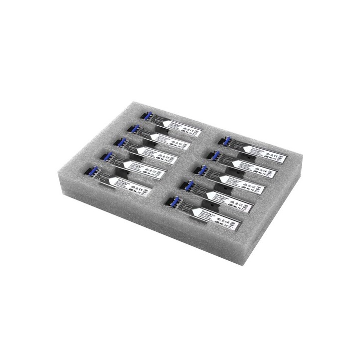 Startech Modulo Ricetrasmettitore SFP in Fibra Gigabit - Compatibile con Cisco GLC-LH-SMD - SM/MM LC - 10km / 550m - Pacco da 1