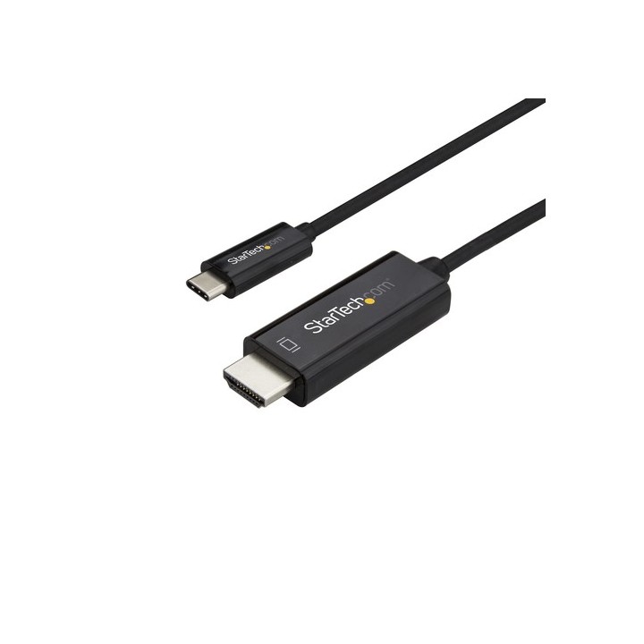Startech Cavo USB C a HDMI da 1m - Cavo Adattatore USB tipo C a HDMI 2.0 4K 60Hz - Compatibile con Thunderbolt 3 - Per monitor/