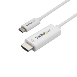 Startech Cavo USB C a HDMI da 1m - Cavo Adattatore USB tipo C a HDMI 2.0 4K 60Hz - Compatibile con Thunderbolt 3 - Per monitor/