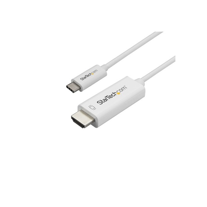 Startech Cavo USB C a HDMI da 1m - Cavo Adattatore USB tipo C a HDMI 2.0 4K 60Hz - Compatibile con Thunderbolt 3 - Per monitor/