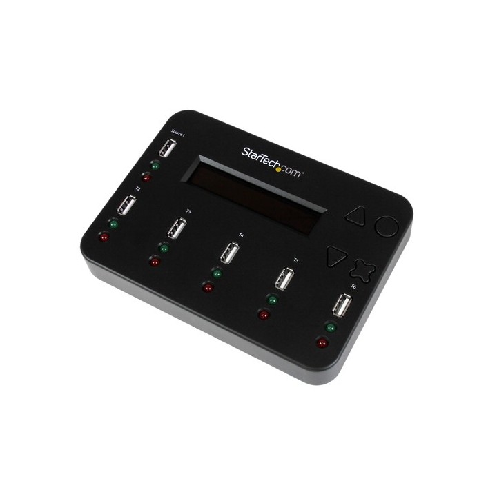 StarTech Duplicatore ed Eraser Autonomo Schede di Memoria Flash USB da 1:5 -  Funzione di copia di unità Flash USB da 1 a 5 - D