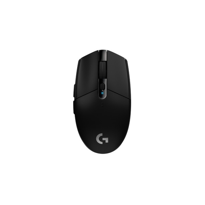 Logitech G G305 - Mouse - ottica - 6 pulsanti - senza fili - 2.4 GHz - ricevitore wireless USB - nero