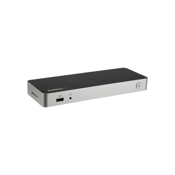 StarTech.com Docking Station USB-C per portatili Dual-4K - USB PD 60W - Docking station - USB-C - HDMI, DP - 1GbE - 60 Watt - R