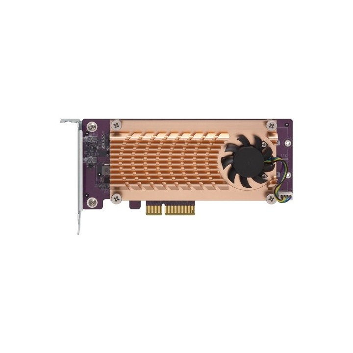 QNAP Dual M.2 22110/2280 PCIe SSD expansion card