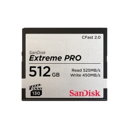 SanDisk Extreme PRO - Scheda di memoria flash - 512 GB - CFast 2.0